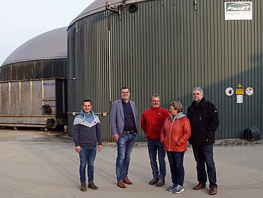MDL Markus Diekhoff und FDP Everswinkel zu Besuch beim Biomassehof Heitmann-Deiters